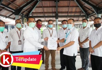 Bupati Batu Bara Serahkan Berkas Final Persiapan Tanah Pembangunan Pelabuhan Hub Internasional