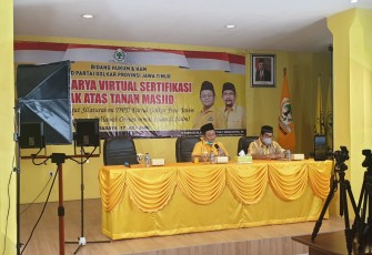 Golkar Jatim Siap Dampingi Pengurusan Sertifikasi Tanah Wakaf