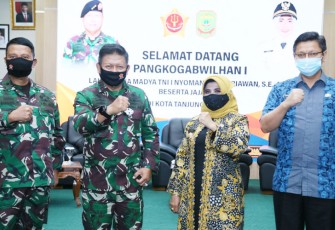 Pangkogabwilhan I Apresiasi Pemko Tanjung Pinang dalam Menjaga Kondusifitas