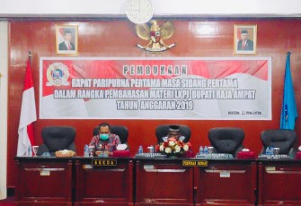 Paripurna DPRD Raja Ampat