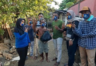 RP3A Bagikan Masker dan Sembako