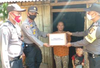 Polsek SAM Polda Bengkulu Gelar Polri Berbagi