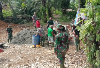 Dibantu Alat Berat,Pembuatan Jalan Antar Dusun di Bahorok Capai 53 Persen Dihari ke-2 TMMD 108