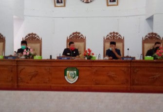 Paripurna DPRD Kabupatan Seluma  