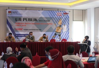 KPU Kediri Uji Publik Data Pemilih Pada Pilkada Serentak 2020