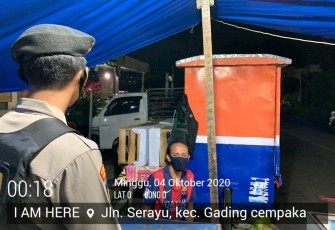 Samapta Polda Bengkulu Tingkatkan Patroli Himbau Masyarakat Protokol Kesehatan Covid-19