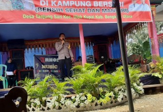 Polres Bengkulu Utara Launching Kampung Berseri