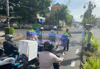 Operasi Zebra Nala 2020 Polres Rejang Lebong Sosialisasikan Pada Pengendara Fokus 8 Pelanggaran 