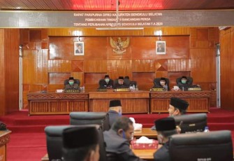 Paripurna DPRD Bengkulu Selatan   