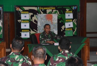 Pangdam IV/Diponegoro Mayjen TNI Bakti Agus Fadjari, S.I.P., M.Si. secara resmi menutup Latihan Posko I  Korem 072/Pamungkas Tahun 2020 bertempat di Aula Makorem 072/Pamungkas Jl. Reksobayan No.4, Ngupasan, Gondomanan, Kota Yogyakarta. Sabtu (5/12/2020) 