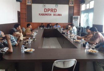 Kades Jenggalu Beserta Rombongan Datangi Gedung Dewan Seluma