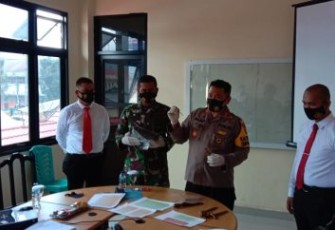 Kapolres Rejang Lebong AKBP Puji Prayitno SIK MH didampingi Dandim 0409/Rejang Lebong Letkol Inf Sigit Purwoko SE