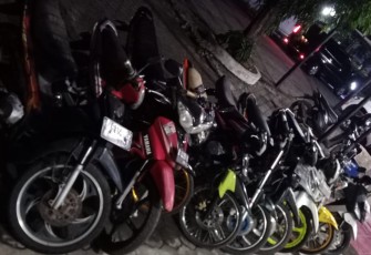 Unit yang berhasil diamankan Polsek Brangsong saat penertiban balap liar Sabtu 23/1/2021