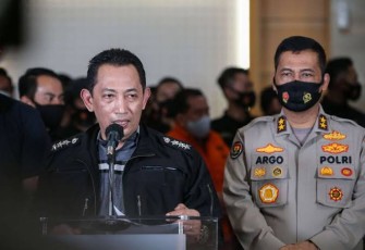 Kepala Badan Reserse Kriminal (Bareskrim) Polri Komjen Pol Listyo Sigit Prabowo Menjadi Calon tTnggal Kapolri Pilihan Presiden RI Joko Widodo 