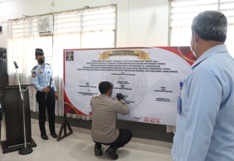 Kapolres Tebing Tinggi Hadiri Deklarasi Pencanangan Pembangunan Zona Integritas Menuju WBK dan WBBM