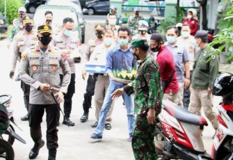 Dandim bersama  Kapolres kunjungi kantor PWI Pati