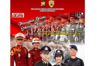 Pendaftaran Penerimaan Anggota Polri 2021 Resmi Dibuka