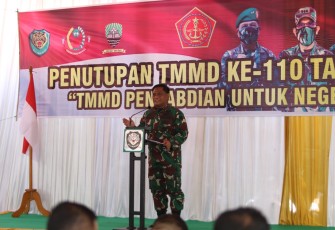 Acara Penutupan TMMD ke-110 TA 2021