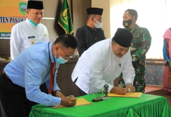 Pemkab dan Kejari Pasaman Teken MoU Bidang Perdata dan Tata Usaha 