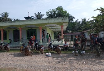 Giliran Masjid Al-Ihsan Dusun Huta Baru, Direnovasi Jadi Sasaran Tambahan TMMD