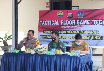 Kapolres Tebing Tinggi Pimpin Kegiatan TFG 