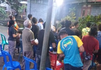 Mahasiswa Papua lakukan deklarasi pernyataan sikap dan tuntutan himpunan pelajar dan mahasiswa papua se-Jateng, terkait penolakan minuman keras. Kegiatan ini diikuti bersama Kapolres Salatiga,