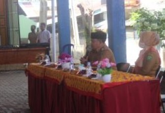 Sekda Kota Bengkulu Arif Gunadi Saat Memberika Arahan