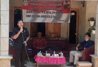 Ketua DPRD Kabupaten Seluma Nofi Eriyan Andesca 