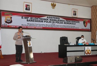 Kapolda Bengkulu Irjen Pol Drs Teguh Sarwono MSi 