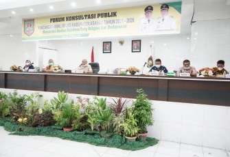 Bupati Asahan Buka Forum Konsultasi Publik Rancangan Awal RPJMD Kabupaten Asahan Tahun 2021-2026