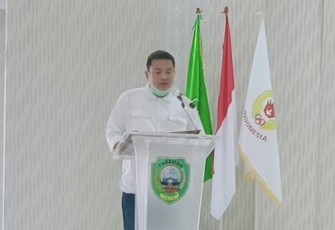Tommy Irawan Sandra Terpilih Sebagai Ketua KONI Kabupaten Pasaman 2021-2025