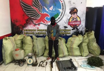 Terduga Pelaku dan Barang Bukti Diamankan  