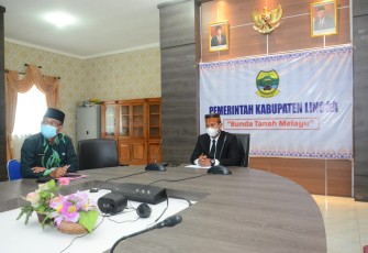 Wabup Lingga Ikuti Peringatan Otda Tahun 2021 Secara Virtual