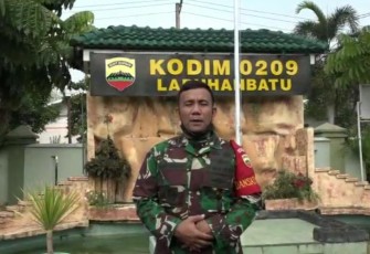 Dandim 0209/LB Letkol Inf Asrul Kurniawan Harahap, S.E., M.Tr (Han)