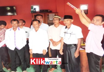 BPD dan  Pemdes Lantik 11Panitia Pilkades Desa Babatan Ulu Tahun 2021