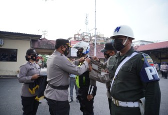 Operasi Keselamatan Toba 2021 Kapolres Tebing Tinggi Bacakan Amanat Kapolda Sumut