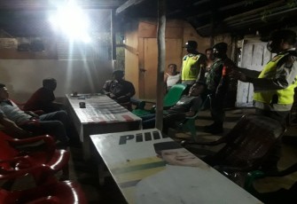 Patroli Tempat Keramaian Oleh Polsek Dolok Merawan di Desa Gunung Para