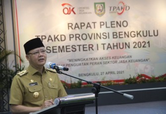 Gubernur Bengkulu Rohidin Mersyah  