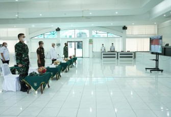 Bupati Asahan Ikuti Rakor Kepala Daerah se-Indonesia Dengan Peresiden RI Secara Virtual