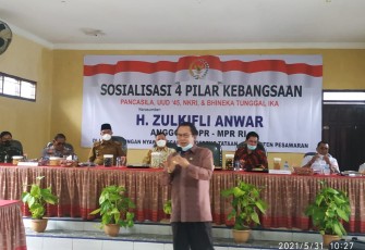 Anggota MPR RI Zulkifli Anwar Sosialisasikan 4 Pilar di Pesawaran 