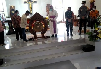 Danramil Marau Kodim 1203/Ktp Hadiri Peresmian Gereja