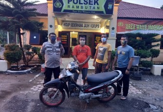 Polsek Rambutan Ringkus Residivis Kasus Penggelapan Motor 