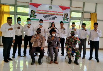 Babinsa Kendawangan Kiri Ucapkan Selamat Kepada Anggota BPD