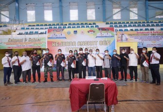 Pembukaan Kejurda Angkat Besi Sumatera Utara Piala Walikota Tahun 2021 Oleh Walikota Tebing Tinggi