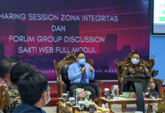 Kepala KPPN Mukomuko, Rusli Zulfian Memapakan Materi Rollout SAKTI