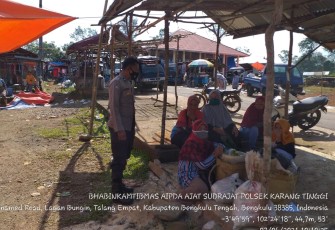 Harkamtibmas Polres Benteng Gelar Sambang Pasar