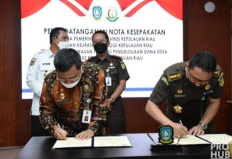 Pemprov dan Kejati Kepri Lakukan Penandatanganan Nota Kesepakatan