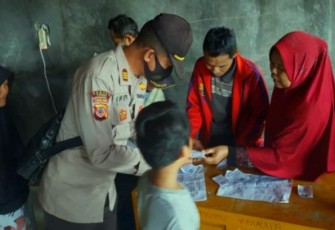 Monitoring Dan Cek Pengamanan "GEBYAR" Vaksinasi Di Ds.Mekartani