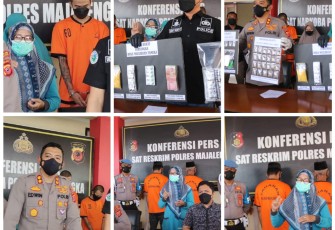 Lima Pelaku Curas dan Curat Dibekuk Polres Majalengka