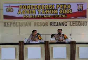 Polres Rejang Lebong Gelar Konferensi Pers Akhir Tahun